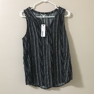 Split Neck Tank Top